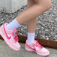 300 -  Giày Nike GS Dunk Low "Triple Pink" - DH9765-600 [HÀNG CHÍNH HÃNG]