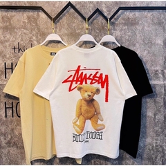 853 -  Áo Stussy Built Tough Bear - Beige - Code 1904893 [HÀNG CHÍNH HÃNG]