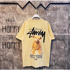 853 -  Áo Stussy Built Tough Bear - Beige - Code 1904893 [HÀNG CHÍNH HÃNG]