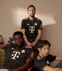 1766 - Áo Adidas FC Bayern Áo Đấu Thứ Ba Mùa Giải 25/26 Black Halo Ivory KE6801 [HÀNG CHÍNH HÃNG]