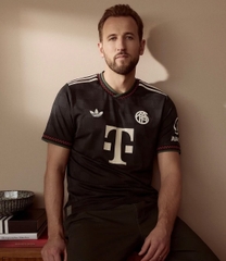 1766 - Áo Adidas FC Bayern Áo Đấu Thứ Ba Mùa Giải 25/26 Black Halo Ivory KE6801 [HÀNG CHÍNH HÃNG]