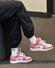 833 -  Giày Nike Air Jordan 1 Low GS Desert Berry 553560 616 [HÀNG CHÍNH HÃNG]