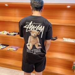 851 -  Áo Stussy Built Tough Bear - Black - Code 1904893 [HÀNG CHÍNH HÃNG]