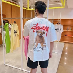 852 -  Áo Stussy Built Tough Bear - White - Code 1904893 [HÀNG CHÍNH HÃNG]