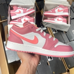 833 -  Giày Nike Air Jordan 1 Low GS Desert Berry 553560 616 [HÀNG CHÍNH HÃNG]