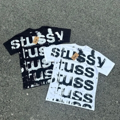 1210 -  Áo Stussy Stamp Tee - Đen Black [HÀNG CHÍNH HÃNG]