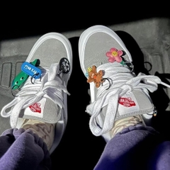909 -  Giày Vans Knu Skool Grey - Code VN0009QCBGJ [HÀNG CHÍNH HÃNG]