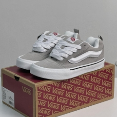 909 -  Giày Vans Knu Skool Grey - Code VN0009QCBGJ [HÀNG CHÍNH HÃNG]