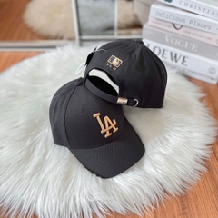 1065 -  Nón MLB LA Dodgers Metal Logo Ball Cap Black Gold - Code 3ACPIG01N 07GOS [HÀNG CHÍNH HÃNG]