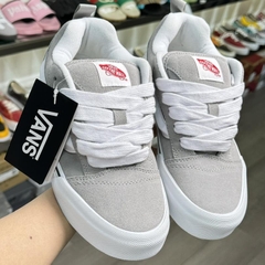 909 -  Giày Vans Knu Skool Grey - Code VN0009QCBGJ [HÀNG CHÍNH HÃNG]
