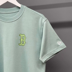 914 -  Áo New Era Boston Ice-Cream Big B - Xanh Mint Pastel - Code 14341310 [HÀNG CHÍNH HÃNG]
