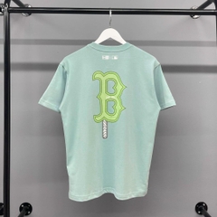914 -  Áo New Era Boston Ice-Cream Big B - Xanh Mint Pastel - Code 14341310 [HÀNG CHÍNH HÃNG]