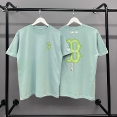 914 -  Áo New Era Boston Ice-Cream Big B - Xanh Mint Pastel - Code 14341310 [HÀNG CHÍNH HÃNG]