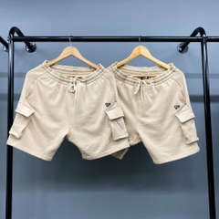 965 -  Quần New Era Cargo Pants Flag Logo - Hộp - Beige [HÀNG CHÍNH HÃNG]