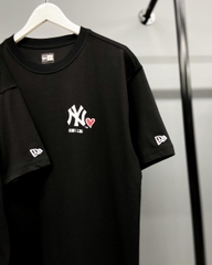 1041 - Áo New Era NY Basic Logo Brave Heart NY Trái Tim Nhỏ - Đen 14387844 [HÀNG CHÍNH HÃNG]