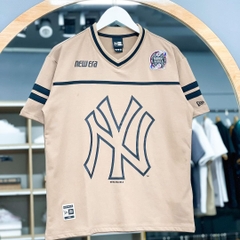 1191 - Áo New Era NY Jersey Subway Series - Nâu Chữ Đen [HÀNG CHÍNH HÃNG]