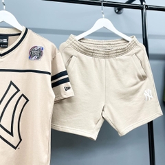 1191 - Áo New Era NY Jersey Subway Series - Nâu Chữ Đen [HÀNG CHÍNH HÃNG]