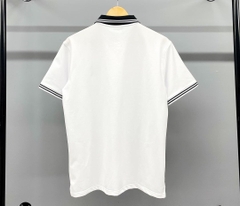 1208 - Áo Polo New Era NY Basic Trắng - Viền Cổ Đen [HÀNG CHÍNH HÃNG]