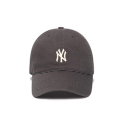 400 -  Nón MLB Unstructured Ball cap - Xám Bút Chì - Ny Trắng Nhỏ [HÀNG CHÍNH HÃNG]