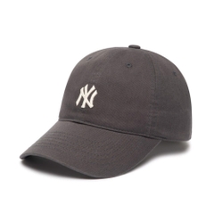 400 -  Nón MLB Unstructured Ball cap - Xám Bút Chì - Ny Trắng Nhỏ [HÀNG CHÍNH HÃNG]
