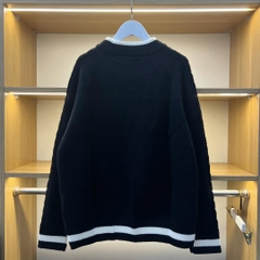 1984 - Áo Sweater New Era Knit NY Trắng Đen [HÀNG CHÍNH HÃNG]