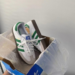 2664 - Giày Adidas Samba OG 'Footwear White Green' IG1024 [HÀNG CHÍNH HÃNG]