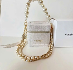 2186 - Túi Chanel Gift Beauty Pearl Case Champagne (Gift Hãng Tặng Khách) [HÀNG CHÍNH HÃNG]