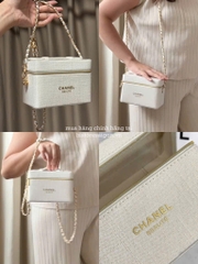 2218 - Túi Chanel Gift Beauty Vanity Chanel Beige (Gift Hãng Tặng Khách) [HÀNG CHÍNH HÃNG]