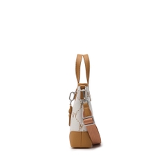 617 -  Túi MLB Diamond Monogram Jacquard Mini Cross Bag New York Yankees White/ brown - Code 3ACRS054N-50CRS [HÀNG CHÍNH HÃNG]