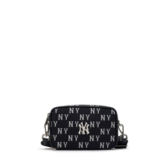 558 -  Túi MLB NY Monogram Mini New York Yankees - Đen - Code 3ACRS014N-50BKS [HÀNG CHÍNH HÃNG]
