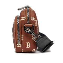 609 -  Túi Đeo Chéo MLB Mini Monogram Boston Red Sox Màu Nâu 3ACRS012N-43BRD [HÀNG CHÍNH HÃNG]