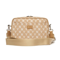608 -  Túi Đeo Chéo MLB Monogram Jacquard New York Yankees - Size 23 - 3ACRM012N-50BGD [HÀNG CHÍNH HÃNG]