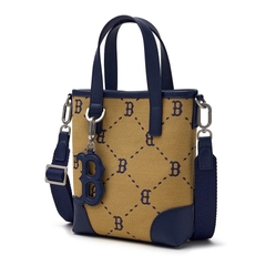 1218 - Túi MLB Jacquard Dia Monogram Boston Red Sox Crossbody Bag 3ACRS054N-43BGL [HÀNG CHÍNH HÃNG]