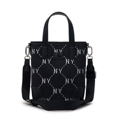 620 -  Túi MLB Diamond Monogram Jacquard Mini Cross Bag New York Yankees ' BLACK' 3ACRS054N 50BKS [HÀNG CHÍNH HÃNG]