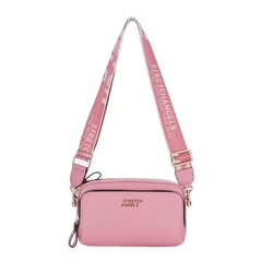 605 -  Túi Đeo Chéo Stretch Angels Panini Metal Logo Solid Bag Pink Màu Hồng SUMR01911-PK [HÀNG CHÍNH HÃNG]