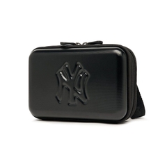 491 -  Túi MLB NY Slugger Cross Bag - Ngang - Đen Bóng - Code 7ACRM013N-50BKS [HÀNG CHÍNH HÃNG]