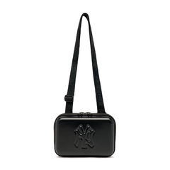 491 -  Túi MLB NY Slugger Cross Bag - Ngang - Đen Bóng - Code 7ACRM013N-50BKS [HÀNG CHÍNH HÃNG]