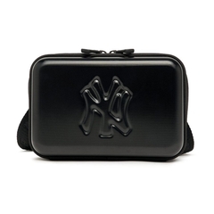 491 -  Túi MLB NY Slugger Cross Bag - Ngang - Đen Bóng - Code 7ACRM013N-50BKS [HÀNG CHÍNH HÃNG]