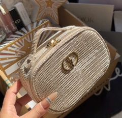 2135 - Túi Dior Crystal Gold Woven Gift - Dior Beauty Xmas Gift (Gift Hãng Tặng Khách) [HÀNG CHÍNH HÃNG]