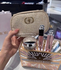 2135 - Túi Dior Crystal Gold Woven Gift - Dior Beauty Xmas Gift (Gift Hãng Tặng Khách) [HÀNG CHÍNH HÃNG]