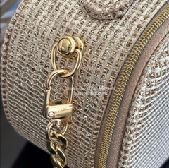 2135 - Túi Dior Crystal Gold Woven Gift - Dior Beauty Xmas Gift (Gift Hãng Tặng Khách) [HÀNG CHÍNH HÃNG]