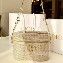 2713 - Túi Dior Crystal Gold Woven Gift Party - Dior Beauty Xmas Gift (Gift Hãng Tặng Khách) [HÀNG CHÍNH HÃNG]