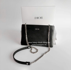 2765 - Túi Dior Hobo Clutch Leather Gift Đen - Túi Dior Da (Gift Hãng Tặng Khách) [HÀNG CHÍNH HÃNG]