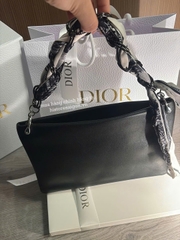 2765 - Túi Dior Hobo Clutch Leather Gift Đen - Túi Dior Da (Gift Hãng Tặng Khách) [HÀNG CHÍNH HÃNG]