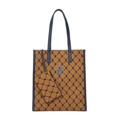 1227 -  Túi MLB Tote Mono Diamond Jackquard NY Black - Nâu - Code 3AORM012N-43BGD [HÀNG CHÍNH HÃNG]