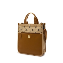 563 -  Túi MLB NY Monogram Sub Bag - Túi Đứng - Nâu - Code 7AUBMD34N 43BGS [HÀNG CHÍNH HÃNG]