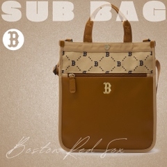 563 -  Túi MLB NY Monogram Sub Bag - Túi Đứng - Nâu - Code 7AUBMD34N 43BGS [HÀNG CHÍNH HÃNG]