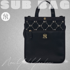 562 -  Túi MLB NY Monogram Sub Bag - Túi Đứng - Đen - Code 7AUBMD34N 50BKS [HÀNG CHÍNH HÃNG]