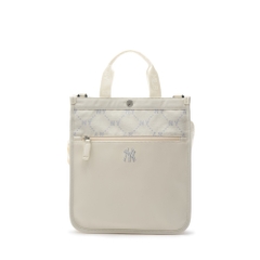 564 -  Túi MLB NY Monogram Sub Bag - Túi Đứng - Trắng Kem - Code 7AUBMD34N 50IVS [HÀNG CHÍNH HÃNG]