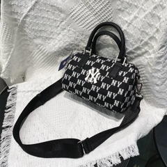 502 -  Túi MLB Classic Monogram Jacquard Boston Bag New York Yankees Black Monogram - Đen - Code 3ABWS013N-50BKS [HÀNG CHÍNH HÃNG]